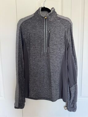 Lululemon Gray Men's Quarter-Zip Pullover